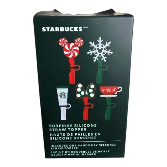 Starbucks Holiday Green 24oz Studded Tumbler + Disney x Starbucks Silicone Straw - Picture 4 of 4